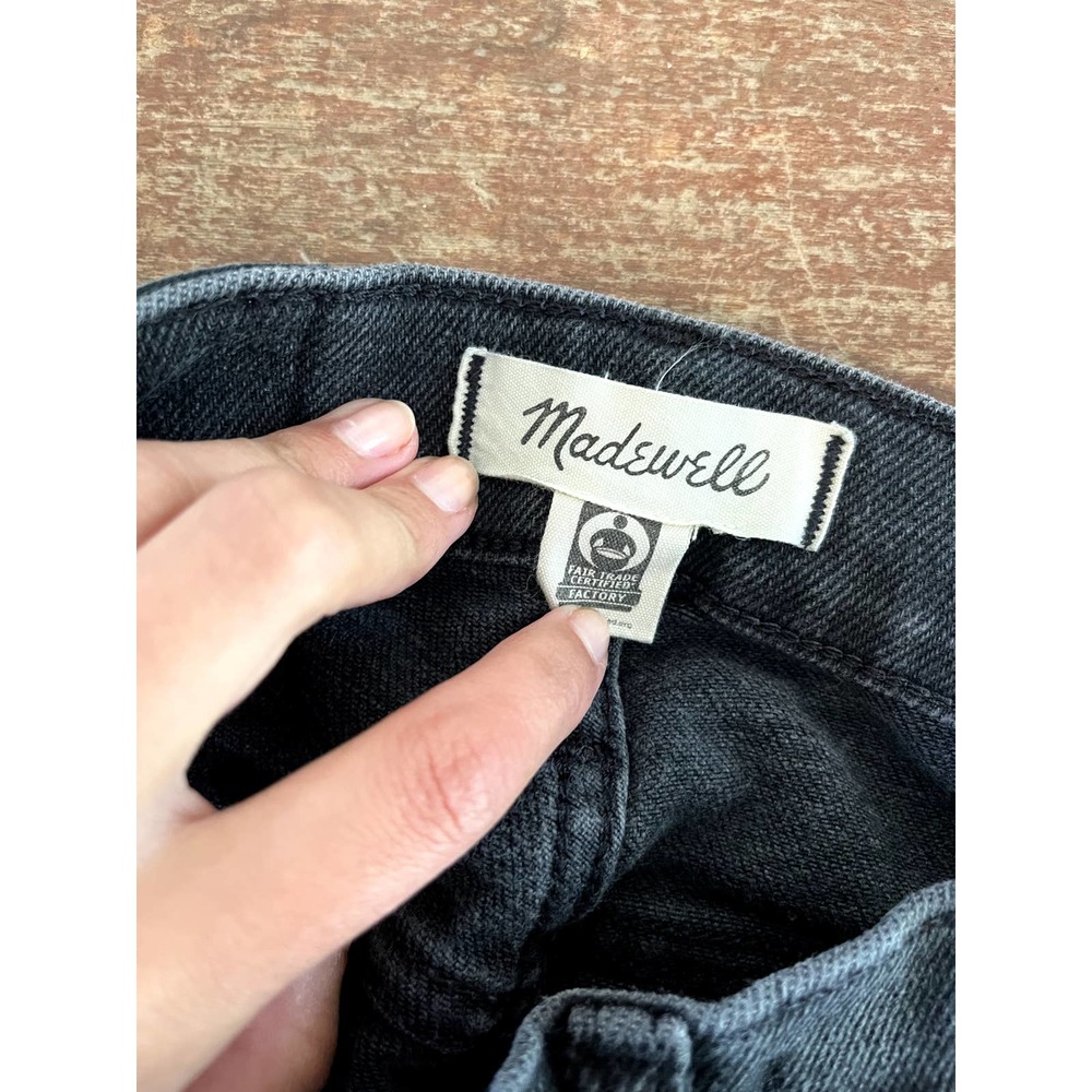 MADEWELL - Cali Demi Boot Jeans - washed black, size 25